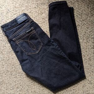 Calvin Klein Jeans CKJ 011 Dark Wash Sz 27 Fit Like 26